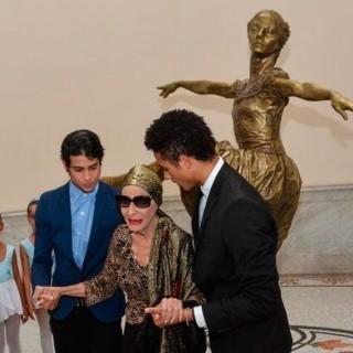 Alicia Alonso en el Gran Teatro de La Habana