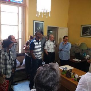 Visita de PAMA a la sede del Ballet Nacional de Cuba